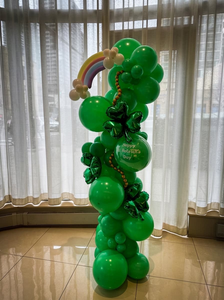 St. Patrick's Day lobby display